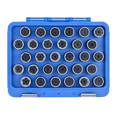 SWSTAHL Felgenschloss Demontagesatz Mercedes-Benz, 30-tlg. Lösewerkzeugsatz, 02385L Image