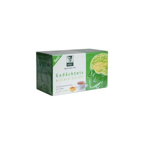Bader's Apotheken Tee Gedächtnis 20 ST
