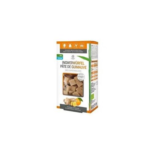 Ingwer Ginjer Ingwerwürfel Orange 60 G