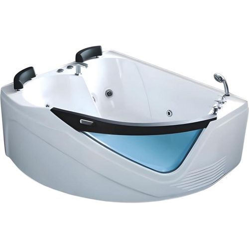 Massagebad Whirlpool Whirlwanne Hot Tub Blubberbad Hydromassagewanne 170x150 cm