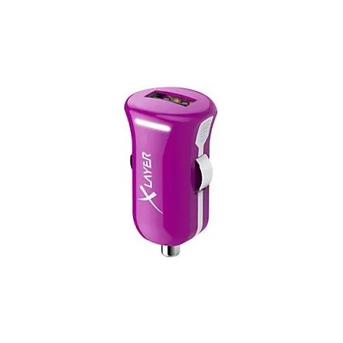 XLAYER 214108 USB-Autoladegerät-Adapter Lila