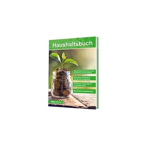 RNK Haushaltsbuch DIN A5 Liniert 17 x 24 cm