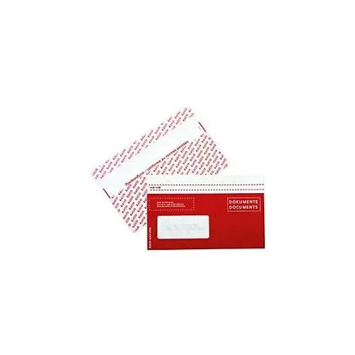 Elco Easy Open Dokumentenmappe Rot 22,9 cm (T) x 14,5 cm (H) 250 Stück