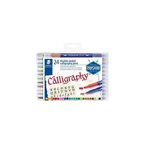 STAEDTLER Kalligraphie-Stifte Farbig sortiert 24 Stück