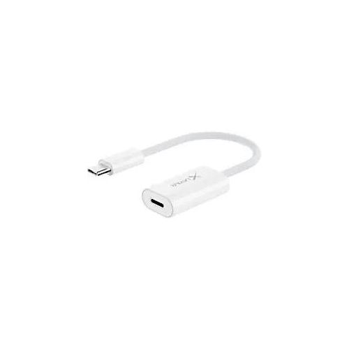 XLayer Ladekabel USB A Stecker Apple Lightning 12 cm Weiß