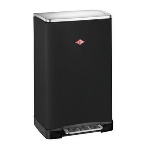 Wesco Abfallsammler BIG Double Boy, Schwarz, Kunststoff, 2X18 L, 40.5x65x34.5 cm, Made in Germany, Küchen, Küchenausstattung, Mülleimer