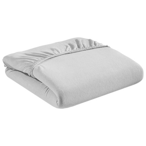 Esposa Spannbetttuch Sissi , Silber , Textil , 100x200 cm , Textiles Vertrauen - Oeko-Tex® , bügelfrei , Schlaftextilien, Bettwäsche, Bettlaken,