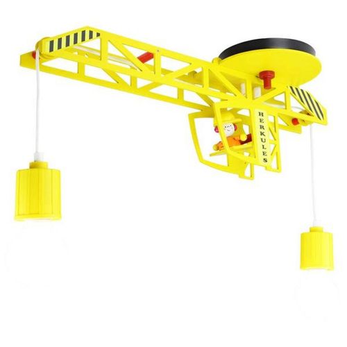 Kinderdeckenleuchte Markus , Gelb , Holz , 20x60x60 cm , Lampen & Leuchten, Innenbeleuchtung, Kinderzimmerlampen