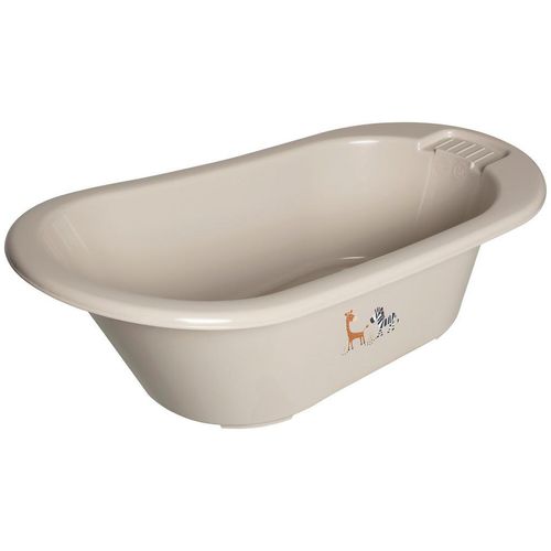 Bebe Jou Babybadewanne Steppe , Taupe , Kunststoff , 44x32x86 cm , Pflegen, Baden, Babybadewannen