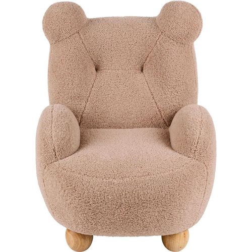 Jimmylee Kindersessel Bärli , Cappuccino , Textil , Bär , Füllung: Schaumstoff , 53x63x50 cm , AZO-frei, EN 71 , Kinder- & Jugendzimmer, Kindermöbel, Kindersitzmöbel & -tische, Kindersessel & -sofas
