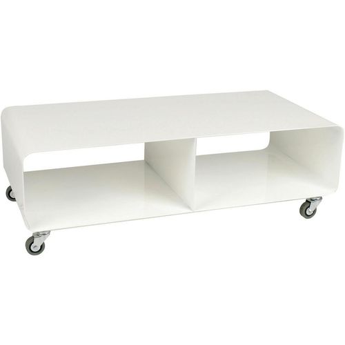 Kare-Design Tv-Element, Weiß, Metall, 90x30x42 cm, Kleinmöbel