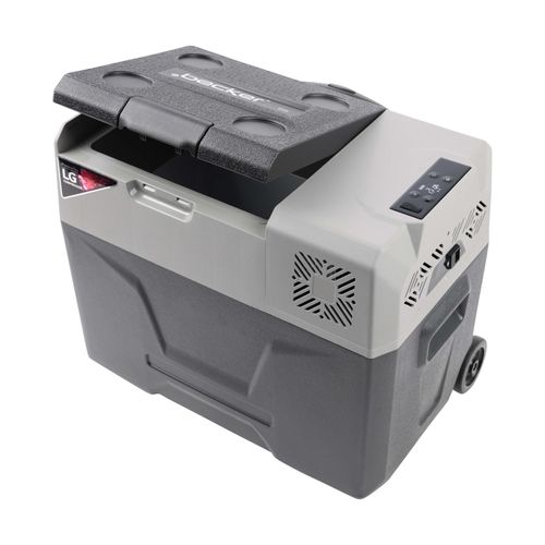 f.becker_line Kompressor-Kühlbox 40l Kühlbox Grau 90410001