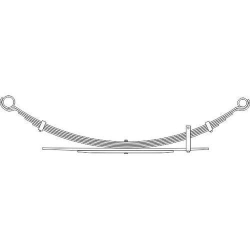 CS Germany Federnpaket hinten rechts links Blattfeder für VW 10.940.400.00