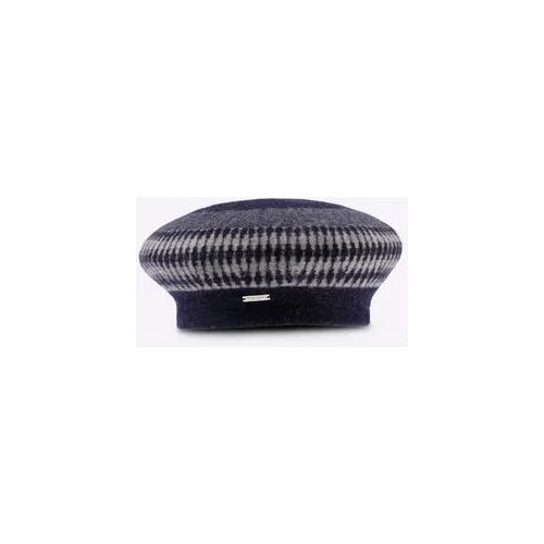 Baskenmütze CASUAL LOOKS, Damen, blau (navy), Wolle, Mützen