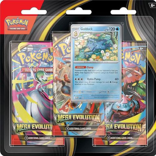 POKÉMON 10050 Mega Evolution ME01 3er Blister Englisch