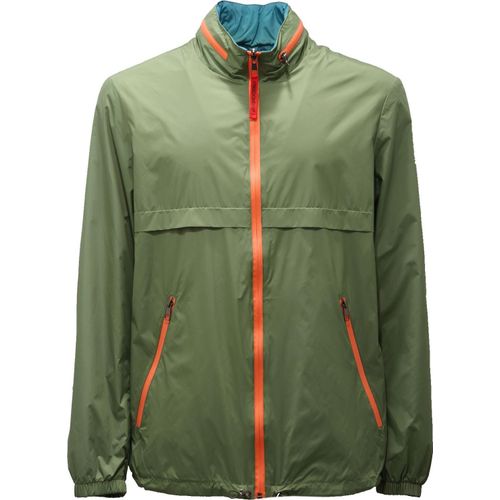 3096AF giubbotto uomo FREEDOMDAY green reversible jacket man