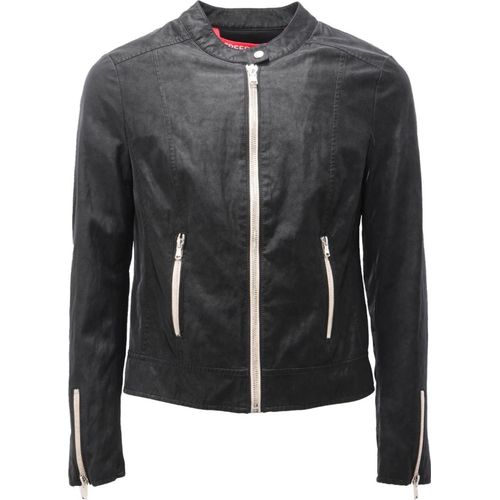 7155AH giubbotto donna FREEDOMDAY black eco-leather jacket woman