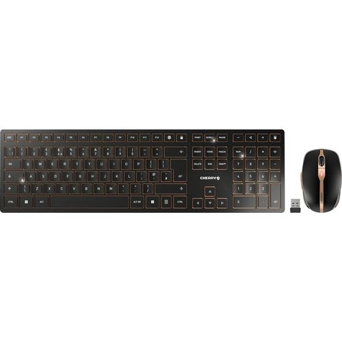 Cherry DW 9100 SLIM - Tastatur-und-Maus-Set - kabellos