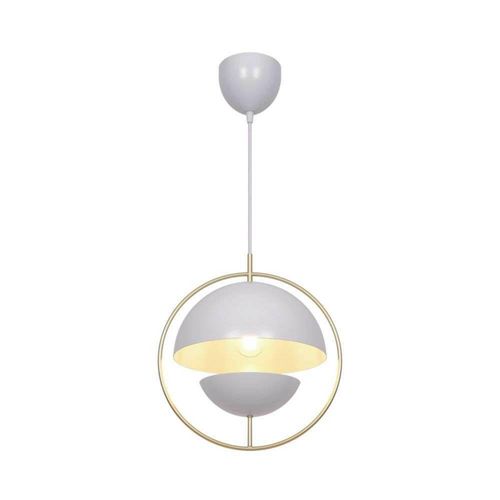 Pendelleuchte Tavia, weiß, Ø 33 cm, Metall