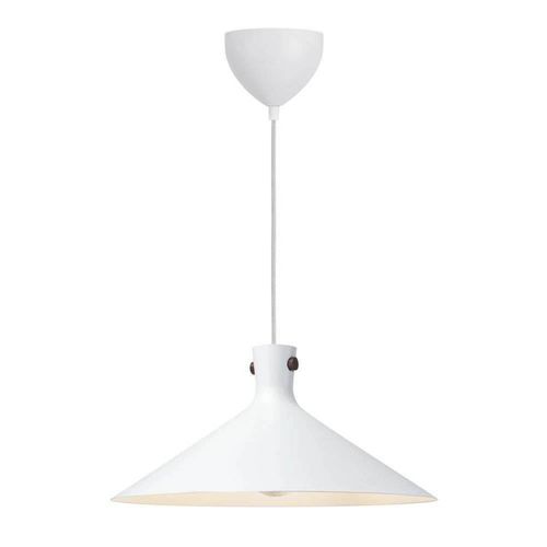 Pendelleuchte Dorina, weiß, Ø 45 cm, Metall
