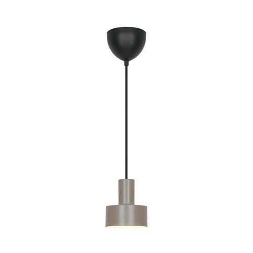 Pendelleuchte Matis, hellbraun, Ø 13 cm, Metall