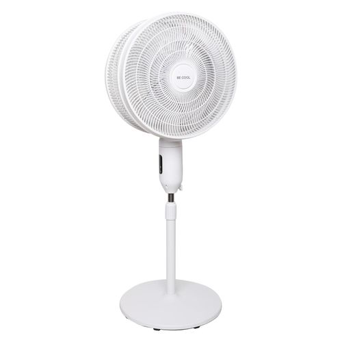 BE COOL Doppelkopf Standventilator 2x45cm BC2x16DC2501