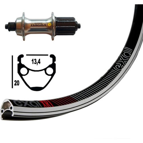Winora H-Rad 13-622 Tiagra 10/11 f.silb.SSP 32L Exal XR-1 sz/silb.o.Ösen.Niro-Spei.DD