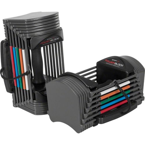 Power Block Hantel 24, Verstellbare Kurzhantel, Powerblock, 1,5 - 11 kg, Paar