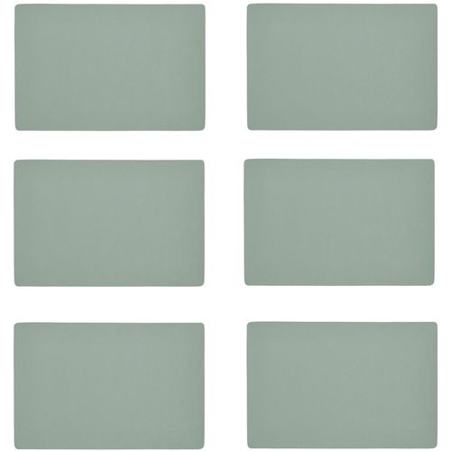 Platzset ZELLER PRESENT, grün (mint), B:30cm L:45cm, Platzsets, Kunstleder, metallic, 30x45 cm