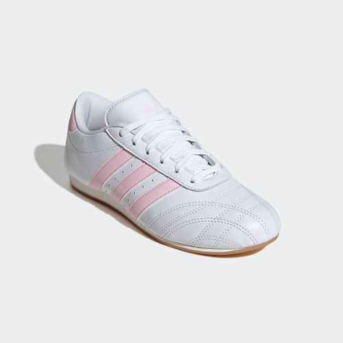 Sneaker ADIDAS ORIGINALS "TAEKWONDO", Damen, Gr. 39, cloud weiß, clear pink, gum 3, Leder, Schuhe Sneaker
