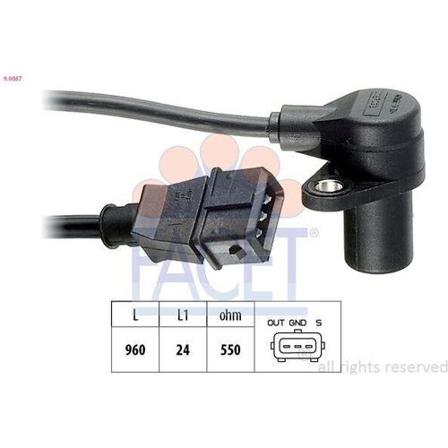 FACET 9.0087 Kurbelwellensensor Impulsgeber für BMW 3 Cabrio (E36)