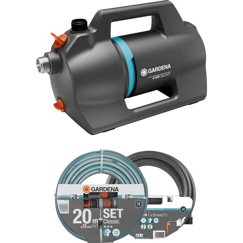 Gardena 9055-20, Schwerkraftpumpe, 600 W, AC, 3,9 bar, 4200 l/h, IPX4