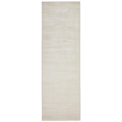 Novel Läufer Sahara , Creme , Textil , Struktur , rechteckig , 80x250 cm , Oeko-Tex® Standard 100 , pflegeleicht , Teppiche & Böden, Teppiche, Teppichläufer