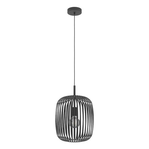 Eglo Hängeleuchte , Schwarz , Metall , oval,oval , 110 cm , Lampen & Leuchten, Innenbeleuchtung, Hängelampen