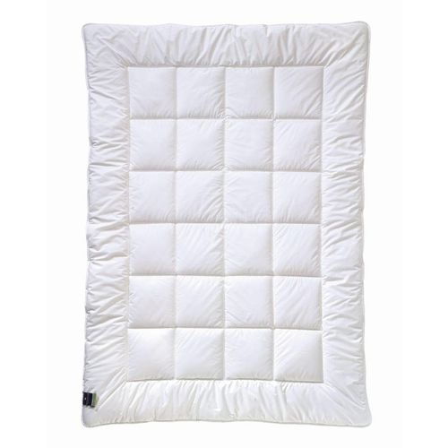 Billerbeck Winterdecke Antigua, Weiß, Textil, 155x220 cm, für Hausstauballergiker geeignet, feuchtigkeitsregulierend, strapazierfähig, Schlaftextilien, Bettdecken, Winterdecken