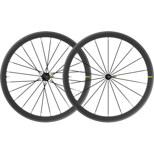 Mavic Cosmic Sl 40 Carbon Tubeless Rennrad Laufradsatz Schwarz 9 x 100 / 10 x 130 mm / Shimano/Sram HG Schwarz 9 x 100 / 10 x 130 mm