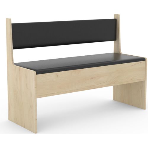 VCM Holz Eckbank Sitzbank | Bank mit Truhe für den Esstisch | Maße H. 80 x B. 110 x T. 42 cm | Esal Breite 110 cm
