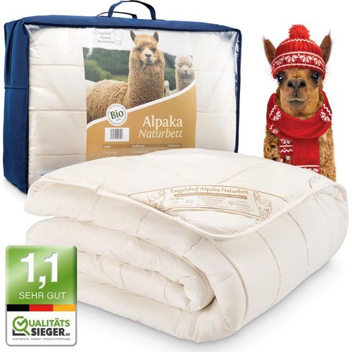 Engelshof Alpaka Bettdecke "Farisa" Extrawarm Trio 155x220cm