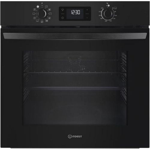 Indesit IO 5280C B, Medium, Elektrischer Ofen, 71 l, 71 l, Katalytisch, Integriert