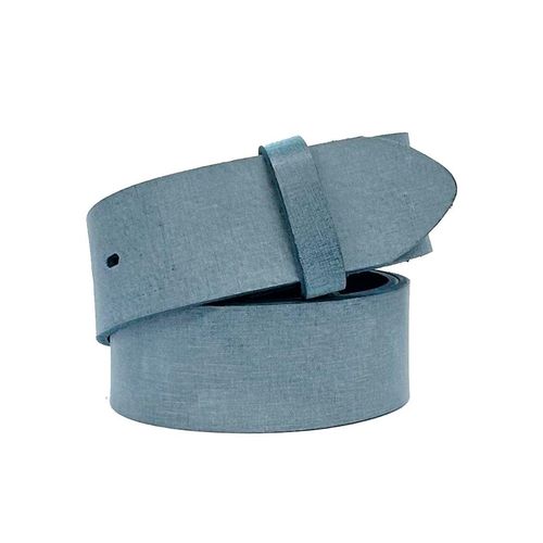 Gürtelriemen RETTUNGSRING GÜRTEL, Damen, Gr. 100, blau, Leder, Gürtel