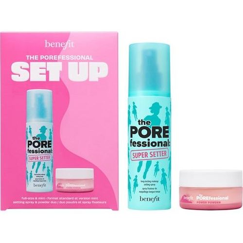 Benefit Gesicht GesichtspflegeThe POREfessional Set Up – Setting Spray & Puder Duo Set The POREfessional Super Setter – Fixierendes Make-up Setting Spray 120 ml + The POREfessional Power Powder – Mattierendes, loses Puder 4 g 1 Stk. (35,74 € / 1 Stk.)