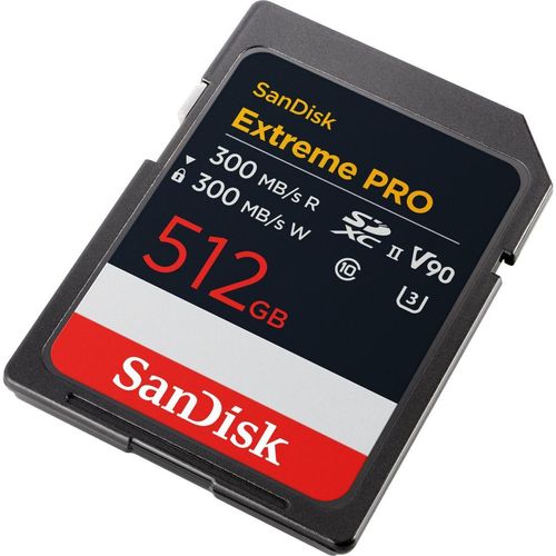 SANDISK Speicherkarte "SDXC Extreme PRO", schwarz, 512 GB, Speicherkarten