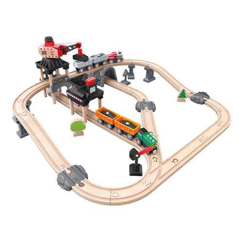 Hape Holzeisenbahn Bergbau-Lader - Spielzeug Zugset