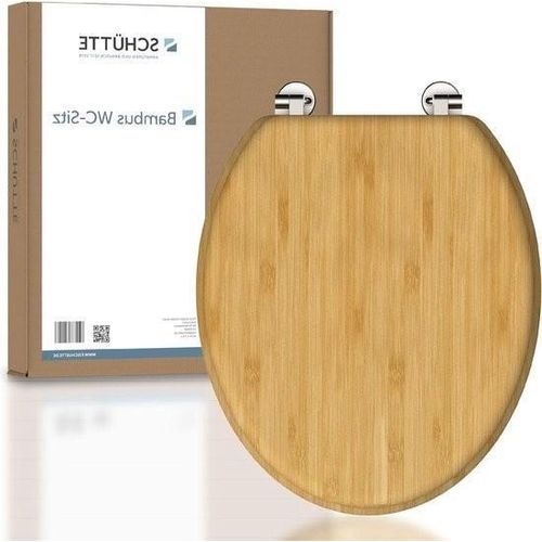 Toilettendeckel aus Bambus – nachhaltiges Holz – passend für alle gängigen Toiletten – belastbar bis 150 kg
