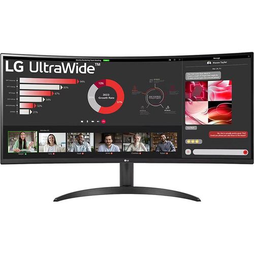 Monitor 34WR50QC-B.AEU, 34 Zoll, UWQHD, Curved, 100 Hz, 5 ms