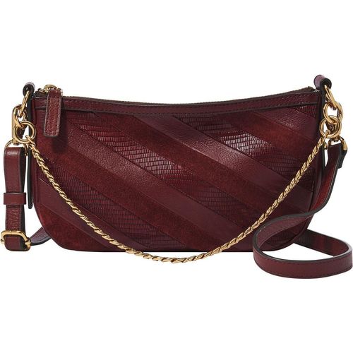 FOSSIL Schultertasche Abendtasche Jolie Hand Bag Mahogany weinrot