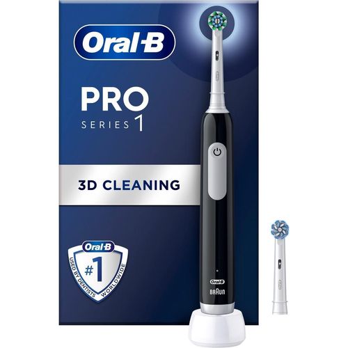 Elektrische Zahnbürste Pro1 Schwarz + Extra Nachfüllung