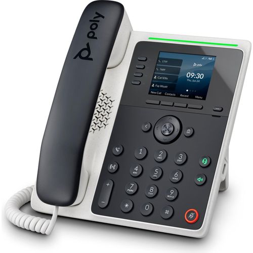 HP Poly Edge E220 - VoIP-Telefon mit Rufnummernanzeige/Anklopffunktion