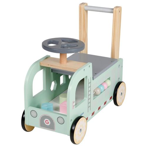 My Baby Lou Lauflernwagen , Mehrfarbig , Holz , Kiefer , massiv , 21.3x39.8x45.8 cm , EN 71 , Spielzeug, Babyspielzeug, Lauflernwagen