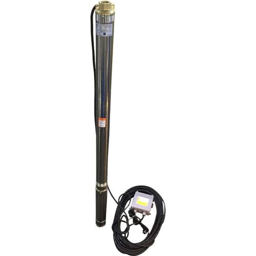 CHM GmbH® Tiefbrunnenpumpe 3 Zoll 370 Watt 2800 l/h 5,6 Bar Druck 20m Kabel 3% sandverträglich…